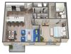 A5 Loft 1 Bed 1.5 Bath Floor Plan A5 Loft 1 Bed 1.5 Bath Floor Plan at Mosaic at Oak Creek, Bonita Springs, FL